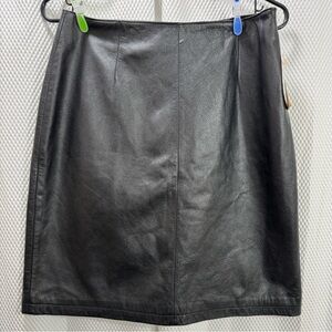 Leather skirt